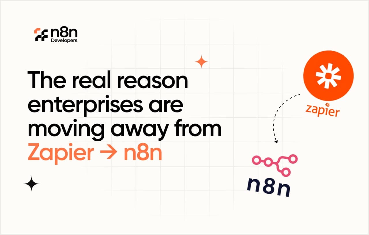 The Real Reason Enterprises Are Moving Away from Zapier → n8n
